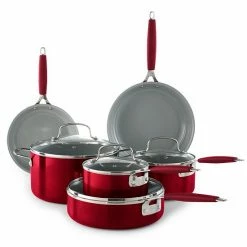 Food Network™ 10-pc. Nonstick Ceramic Cookware Set Red -Food Network Shop unnamed file 10