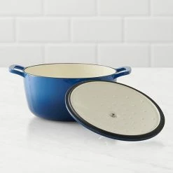 Food Network™ 5-qt. Enameled Cast-Iron Dutch Oven Turquoise -Food Network Shop unnamed file 103