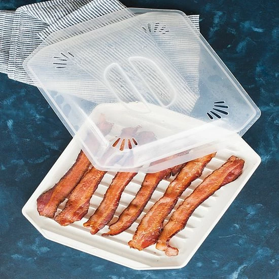 Food Network™ Microwave Bacon Tray with Lid Food Network™ Microwave Bacon Tray With Lid -Food Network Shop unnamed file 1142