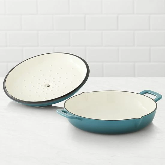 Food Network™ 3.5-qt. Enameled Cast-Iron Braiser with Lid Red Food Network™ 3.5-qt. Enameled Cast-Iron Braiser With Lid Red -Food Network Shop unnamed file 124