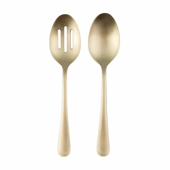 Food Network™ 2-pc. Classic Champagne Serving Spoon & Slotted Spoon Set Food Network™ 2-pc. Classic Champagne Serving Spoon & Slotted Spoon Set -Food Network Shop unnamed file 1491