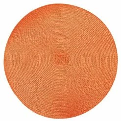 Food Network™ Solid Round Placemat Orange -Food Network Shop unnamed file 157