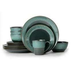 Food Network™ Bellevue 16-pc. Dinnerware Set Green -Food Network Shop unnamed file 236