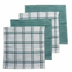Food Network™ Plaid Dishcloth 4-pk. Aqua 4 Food Network™ Plaid Dishcloth 4-pk. Aqua -Food Network Shop unnamed file 586