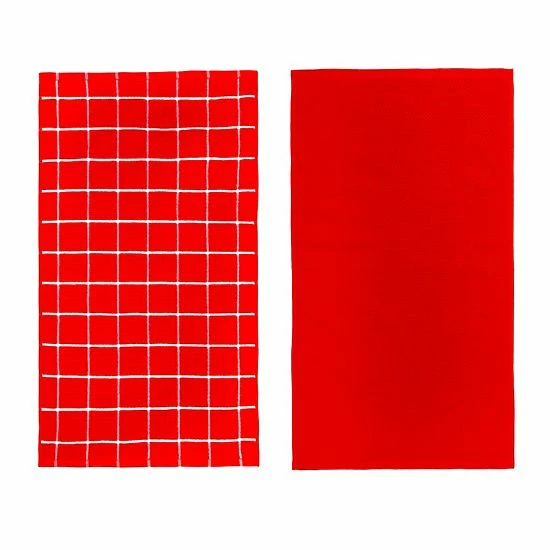 Food Network™ Windowpane Grid Kitchen Towel 2-pk. Red Food Network™ Windowpane Grid Kitchen Towel 2-pk. Red -Food Network Shop unnamed file 627