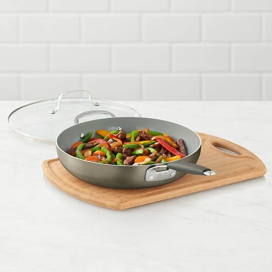 Food Network™ 12-in. Saute Pan with Lid Graphite Food Network™ 12-in. Saute Pan With Lid Graphite -Food Network Shop unnamed file 665