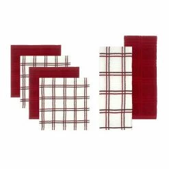 Food Network™ Plaid Kitchen Towel & Dishcloth Multi-Pack Khaki -Food Network Shop unnamed file 704