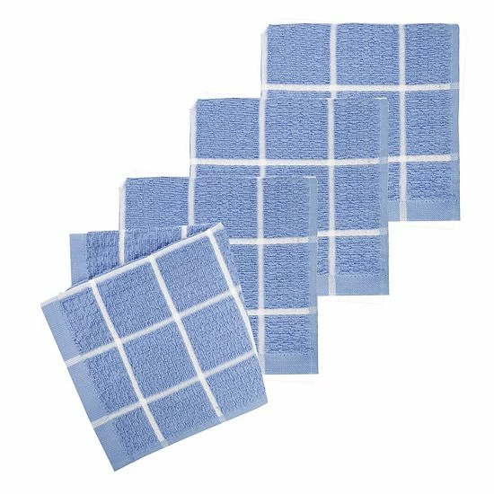 Food Network® Windowpane Grid Dishcloth 4-pk. Blue Food Network® Windowpane Grid Dishcloth 4-pk. Blue -Food Network Shop unnamed file 778