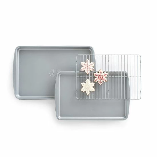 Food Network™ 3-pc. Nonstick Cookie Sheet Set with Cooling Rack Food Network™ 3-pc. Nonstick Cookie Sheet Set With Cooling Rack -Food Network Shop unnamed file 806